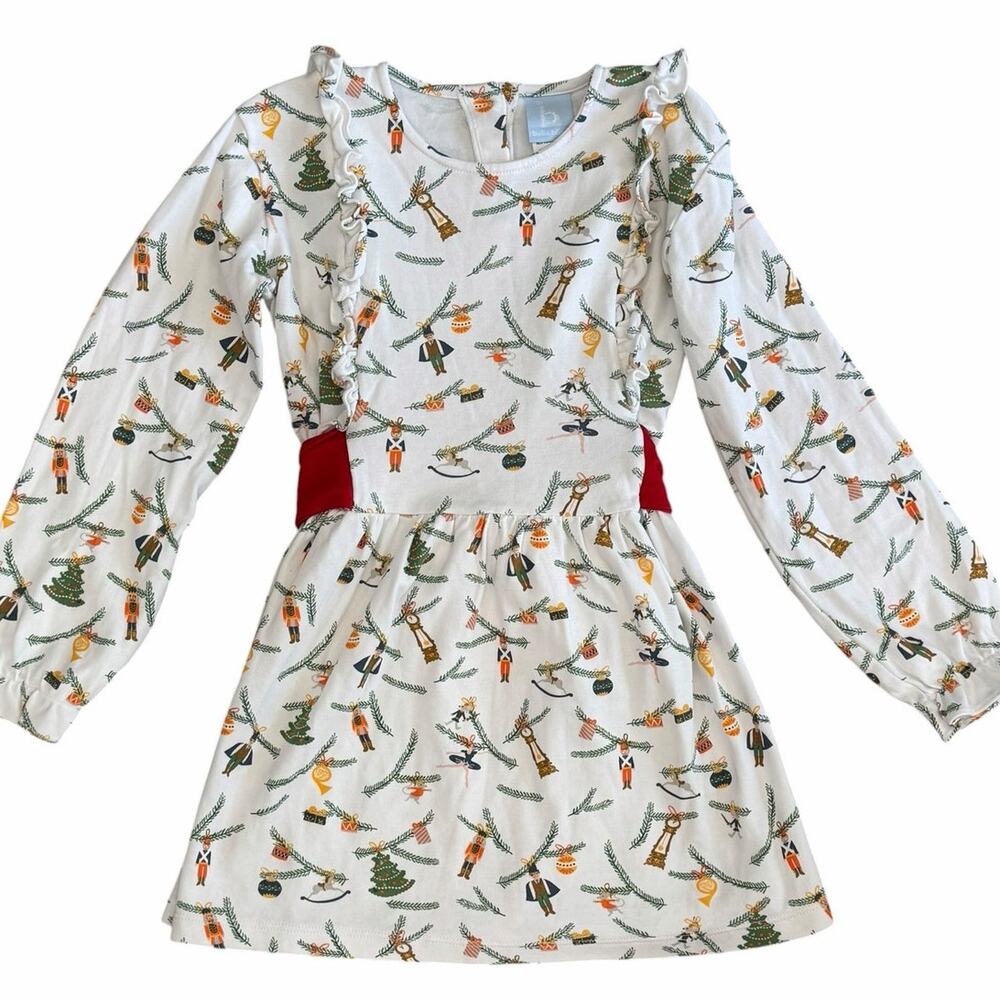 BELLA BLISS Girls Nutcracker Holiday Dress Size 8